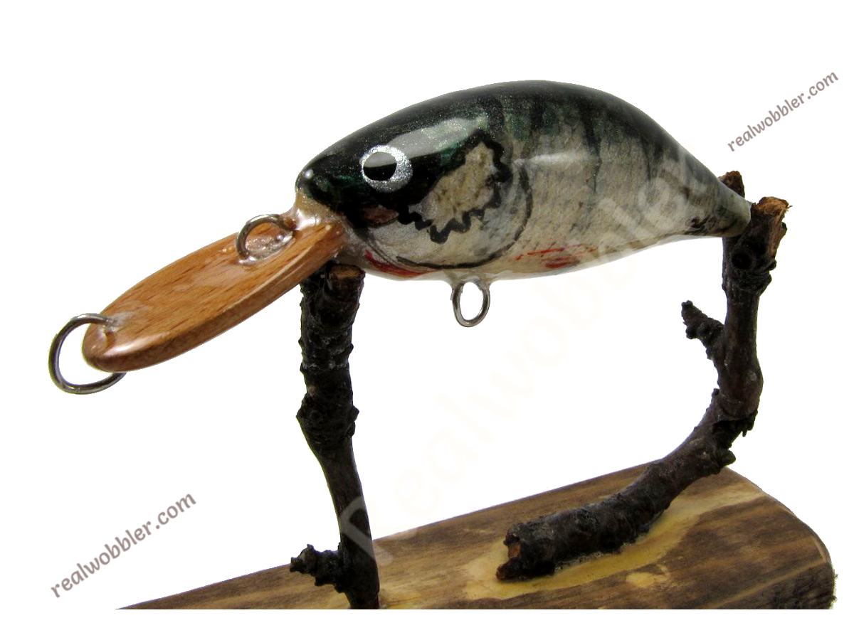 Fat Lure XS with Common Rudd Fish Skin - Realwobbler Handmade Fishing ...